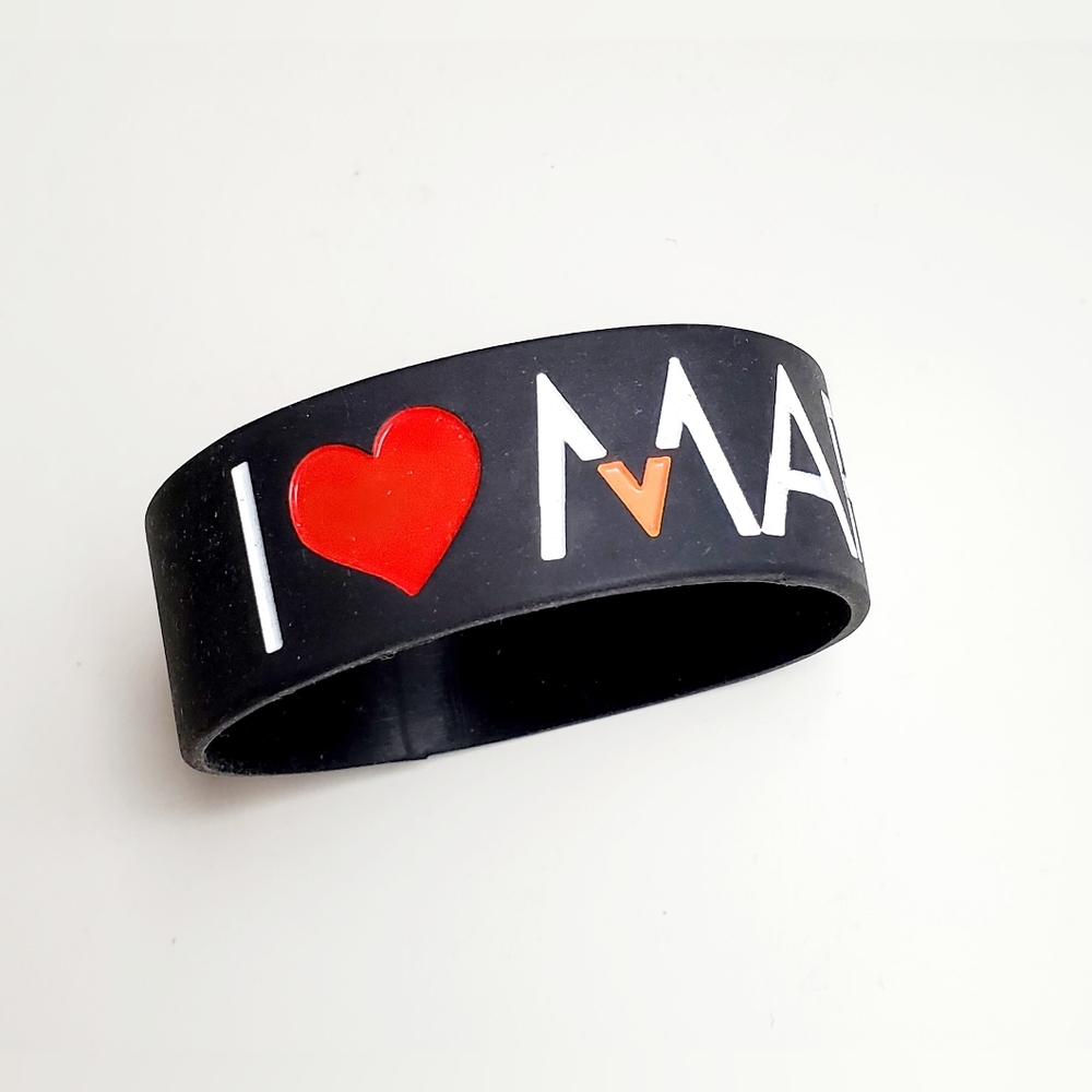 I ❤ Maroon 5 PVC Tour Merch Bracelet